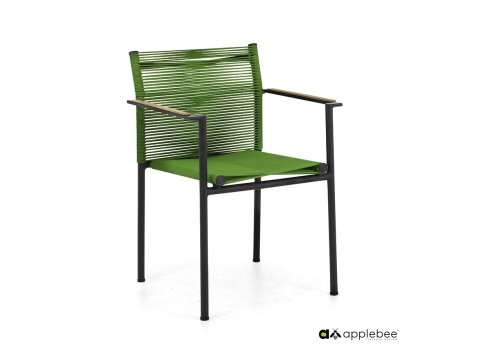 Aiatool Apple Bee JAKARTA mattmust / roheline, 56x59xH82 cm