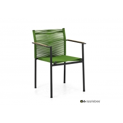 Aiatool Apple Bee JAKARTA mattmust / roheline, 56x59xH82 cm