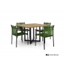 Aiatool Apple Bee JAKARTA mattmust / roheline, 56x59xH82 cm