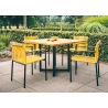 Aiatool Apple Bee JAKARTA mattmust / kollane, 56x59xH82 cm