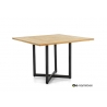 Aiamööbli komplekt Apple Bee JAKARTA mattmust / kollane, 4 tooli + laud