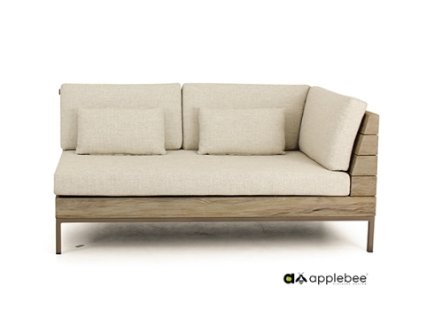 Diivan Apple Bee LONG ISLAND  tiik / helebeež vasak, 161x89xH70 cm