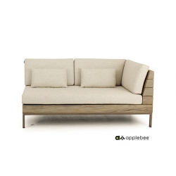 Diivan Apple Bee LONG ISLAND  tiik / helebeež vasak, 161x89xH70 cm