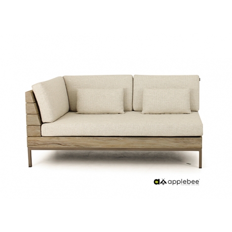 Diivan Apple Bee LONG ISLAND tiik / helebeež parem, 161x89xH70 cm Diivan Apple Bee LONG ISLAND tiik / helebeež parem, 161x89xH70 cm