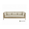 Diivan Apple Bee LONG ISLAND tiik / helebeež, 219x89xH70 cm