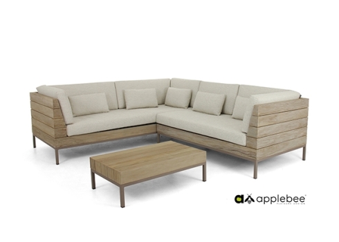 Diivanilaud Apple Bee LONG ISLAND tiik, 89x53xH29 cm