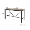 Baarilaud Apple Bee MILOU must / tiik, 150x78xH105 cm