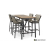 Baarilaud Apple Bee MILOU must / tiik, 150x78xH105 cm