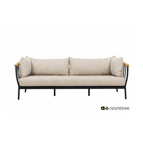 Diivan Apple Bee CONDOR must / helebeež, 206x81xH64 cm Diivan Apple Bee CONDOR must / helebeež, 206x81xH64 cm