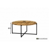 Diivanilaud Apple Bee CONDOR must / tiik, D94xH44 cm