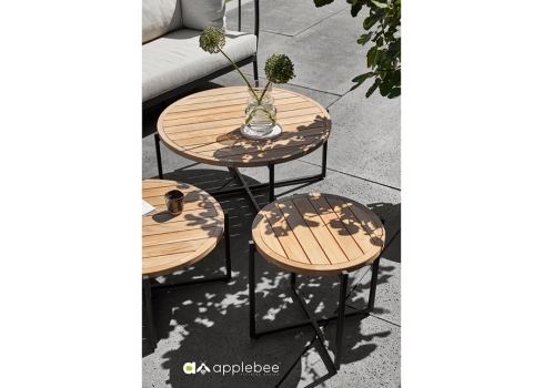 Diivanilaud Apple Bee CONDOR must / tiik, D74xH38 cm