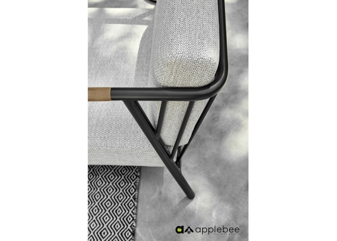 Tugitool Apple Bee ELLE BELT must / beež, 70x83xH65 cm