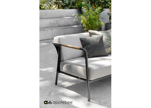 Tugitool Apple Bee ELLE BELT must / beež, 70x83xH65 cm