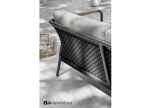 Tugitool Apple Bee ELLE BELT must / beež, 70x83xH65 cm