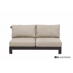 Diivan Apple Bee STICKS & MORE hall / beež, 144x87xH62 cm