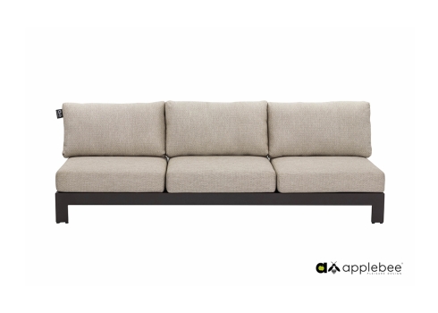 Diivan Apple Bee STICKS & MORE hall / beež, 216x87xH62 cm