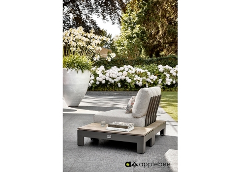 Diivanilaud Apple Bee STICKS & MORE hall / tiigipuu, 87x43xH23 cm