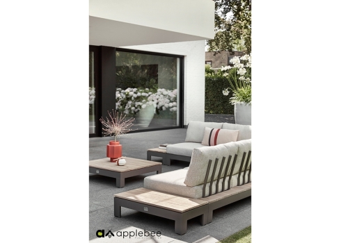 Diivanilaud Apple Bee STICKS & MORE hall / tiigipuu, 87x43xH23 cm