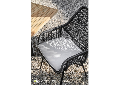 Söögitool Apple Bee ZARA must / helebeež, 53x62xH92 cm