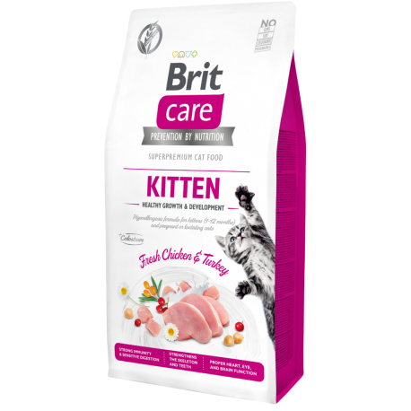 Brit Care Cat Grain-Free Kitten Healthy Growth kassitoit 7kg Brit Care Cat Grain-Free Kitten Healthy Growth kassitoit 7kg