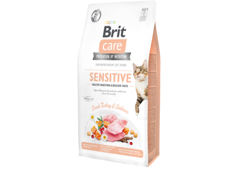 Brit Care Cat Grain-Free Sensitive Healthy Digestion kassitoit 7kg