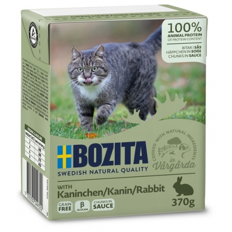 Bozita kassikonserv Rabbit in Sauce 16x370g Bozita kassikonserv Rabbit in Sauce 16x370g