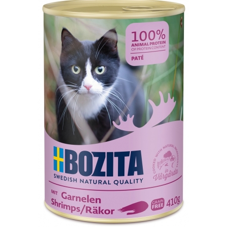 Bozita kassikonserv Paté with Shrimps 6x410g Bozita kassikonserv Paté with Shrimps 6x410g