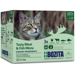 Bozita Multibox Meat&Fish in Jelly 12x85g