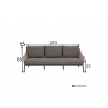 Diivan Apple Bee BIJOU hall, 203x84xH68 cm
