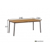 Söögilaud Apple Bee BIJOU tiik / hall, 240x100xH77 cm