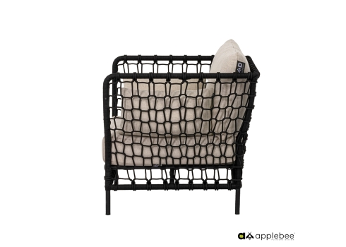 Tugitool Apple Bee PURE beež / must, 86x81xH76 cm