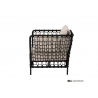 Tugitool Apple Bee PURE beež / must, 86x81xH76 cm