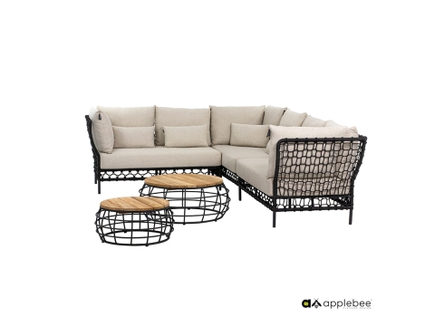 Aiamööbli komplekt Apple Bee PURE beež / must