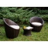Aiamööbli komplekt Bello Giardino MODICO tumepruun, 2 tooli + laud