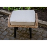 Aiamööbli komplekt Bello Giardino APERTO vask, 2 tugitooli järiga + diivanilaud