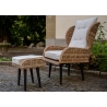 Aiamööbli komplekt Bello Giardino APERTO vask, 2 tugitooli järiga + diivanilaud