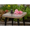Aiamööbli komplekt Bello Giardino APERTO vask, 2 tugitooli järiga + diivanilaud