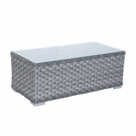 Diivanilaud GENEVA 105x51xH39cm, aiamööbel, wicker