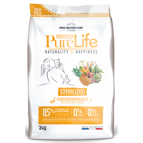 Pro-Nutrition teraviljavaba kassitoit Adult Sterilised pardiliha ja sardiinidega 2kg Pro-Nutrition teraviljavaba kassitoit Adult Sterilised pardiliha ja sardiinidega 2kg