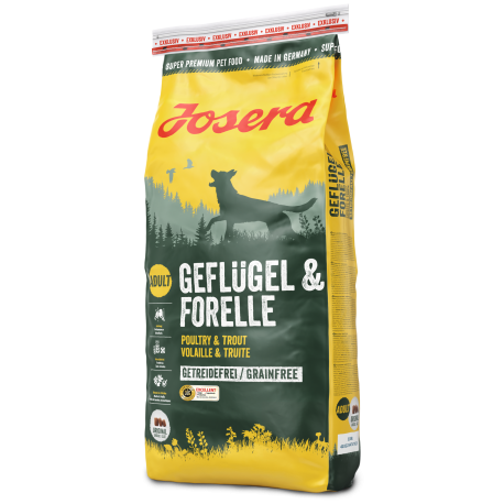 Josera Poultry & Trout koeratoit 4,5kg Josera Poultry & Trout koeratoit 4,5kg