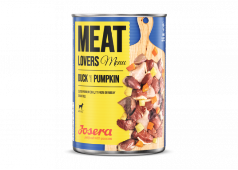 Josera Meat Lovers Menu koeratoit part kõrvitsaga 6x400g