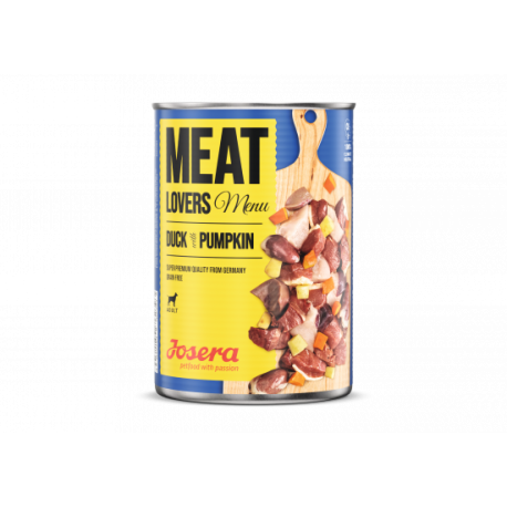 Josera Meat Lovers Menu koeratoit part kõrvitsaga 6x400g Josera Meat Lovers Menu koeratoit part kõrvitsaga 6x400g