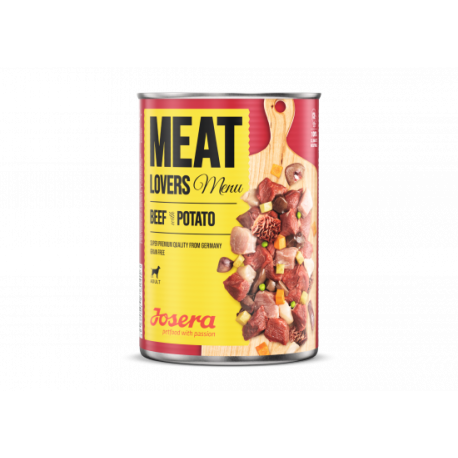 Josera Meat Lovers Menu koeratoit veis kartuliga 6x400g Josera Meat Lovers Menu koeratoit veis kartuliga 6x400g