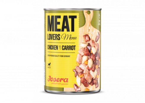Josera Meat Lovers Menu koeratoit kana porgandiga 6x400g