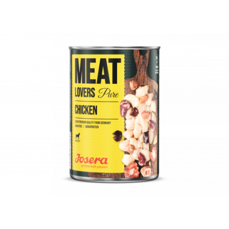 Josera Meat Lovers koeratoit puhas kanaliha 6x400g Josera Meat Lovers koeratoit puhas kanaliha 6x400g