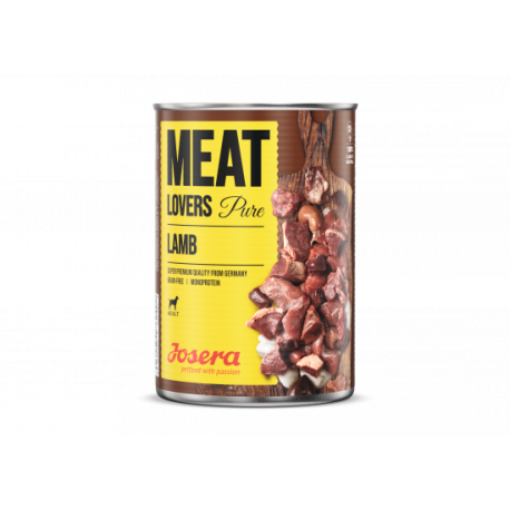 Josera Meat Lovers koeratoit puhas lambaliha 6x400g Josera Meat Lovers koeratoit puhas lambaliha 6x400g