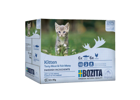 BOZITA LÕHE&KANA TÜKID KASTMES KASSIPOEGADELE kassi täissööt 12x85g