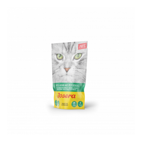 Josera kassitoit pasteet pardiliha, kanafilee ja peterselliga 16x70g Josera kassitoit pasteet pardiliha, kanafilee ja peterselliga 16x70g