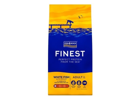 Fish4Dogs koera koeratoit valge kala väike graanul 6kg
