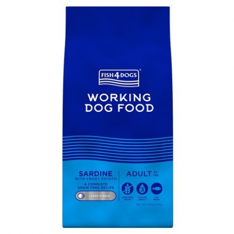 Fish4Dogs koeratoit sardiin väike graanul 6kg Fish4Dogs koeratoit sardiin väike graanul 6kg